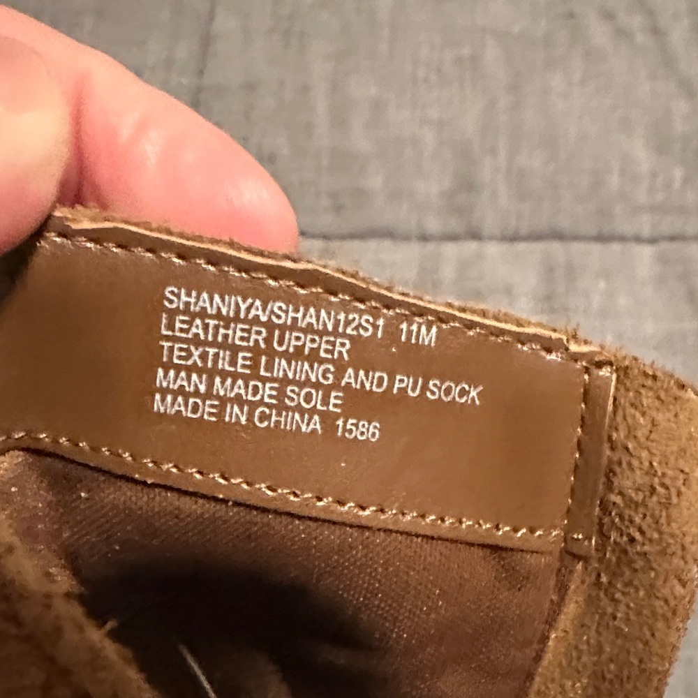 Steve Madden Women's Tan Suede Heeled Boots New Shaniya - Picture 7 of 7